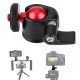 Mini Ball Head Mount Aluminum Alloy 360 Degree 1/4" Screw Mount