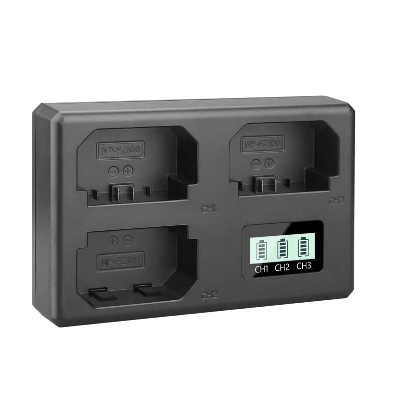 Triple Charger for Sony NP-FZ100 Battery
