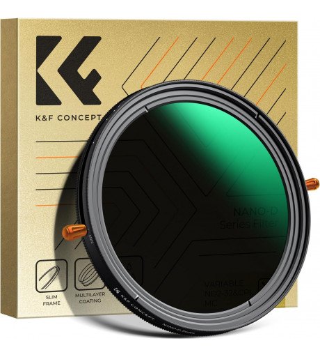K&F Concept Nano-D Variable ND2-32 & CPL MC Filter 82mm