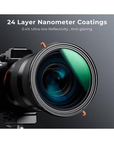 K&F Concept Nano-D Variable ND2-32 & CPL MC Filter 82mm