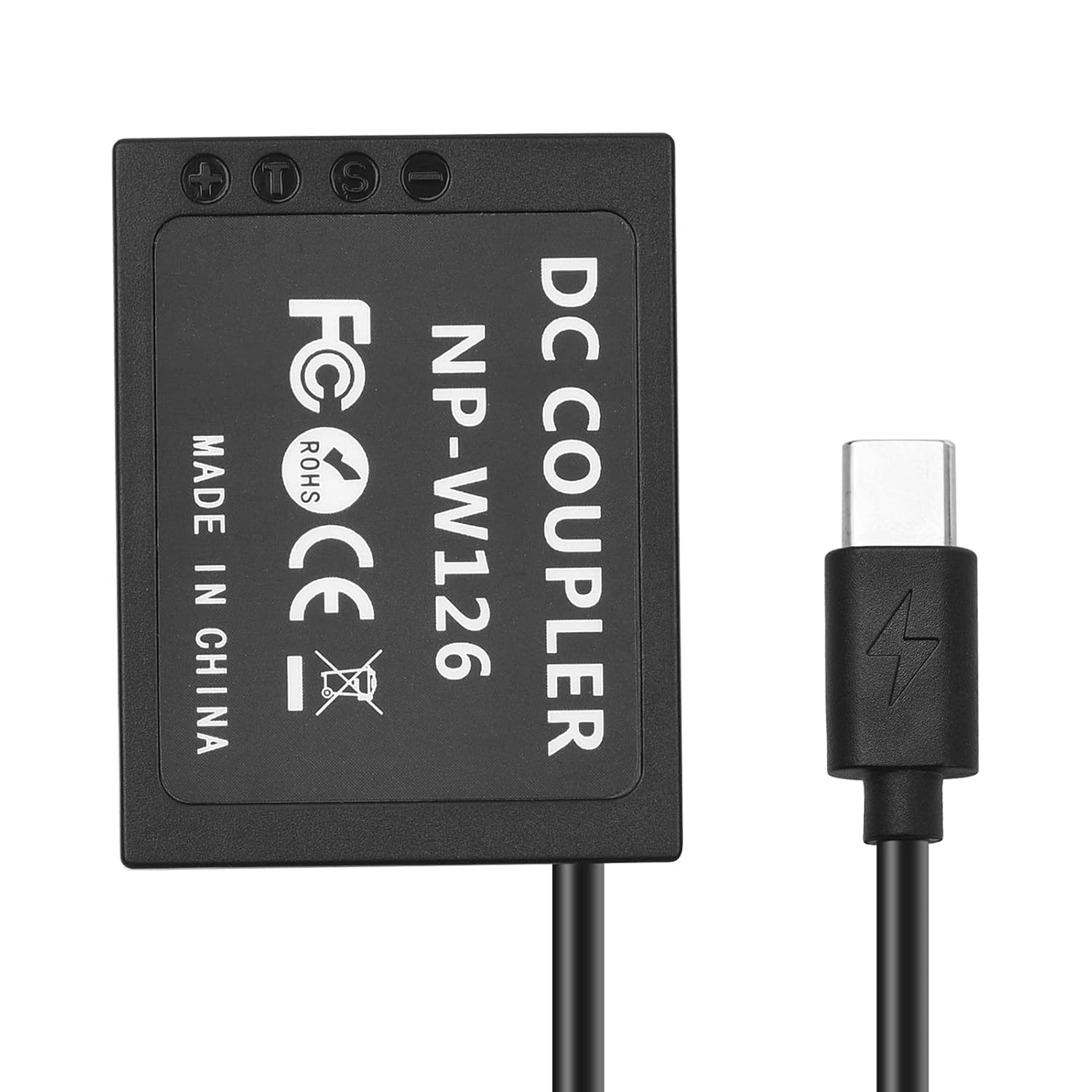 USB-C to NP-W126 Dummy Battery Cable