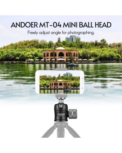 MT-04 Mini Ball Head Camera Tripod Monopd Mount