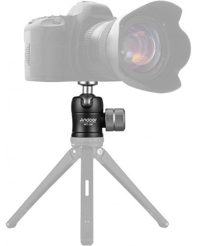 MT-04 Mini Ball Head Camera Tripod Monopd Mount MT-04 Mini Ball Head Camera Tripod Monopd Mount