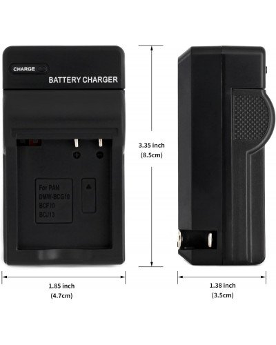 Digital Camera Battery Charger BCF10 for DMC F2 F3 FH1 FH20 FH22 FH3 FP8 FS10 FS11 FS12 FS15 FS25 FS33