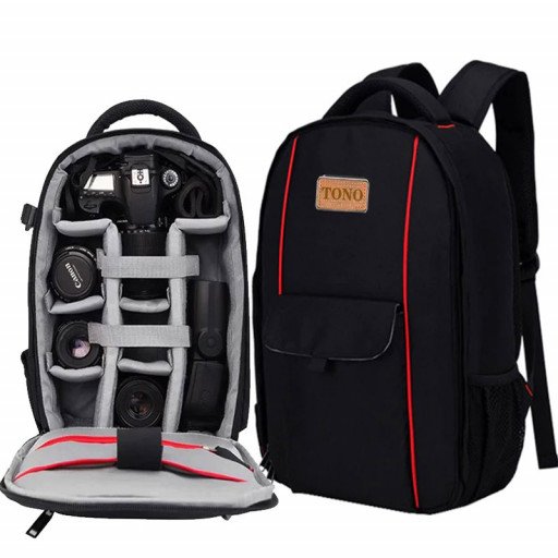 Camera Bag Double Shoulder Micro Single Professional Photography Backpack Multifunctional Large Capacity Camera Lens Storage Bag