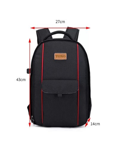 Camera Bag Double Shoulder Micro Single Professional Photography Backpack Multifunctional Large Capacity Camera Lens Storage Bag