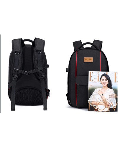 Camera Bag Double Shoulder Micro Single Professional Photography Backpack Multifunctional Large Capacity Camera Lens Storage Bag