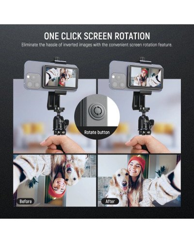 NEEWER BASICS F4B 4" Magnetic Phone Vlog Selfie Monitor Screen