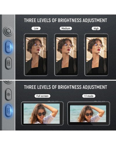 NEEWER BASICS F4B 4" Magnetic Phone Vlog Selfie Monitor Screen