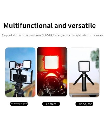 W70 RGB 7W 1200mAh LED Fill Light Portable Adjustable Light