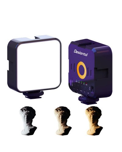 W70 Bi-Color 7W LED Fill Light Portable Adjustable Light