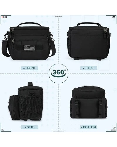 Camera Bag Professional Camera Case Small DSLR Camera Bags Crossbody Camera Sling Bag