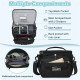 Camera Bag Professional Camera Case Small DSLR Camera Bags Crossbody Camera Sling Bag