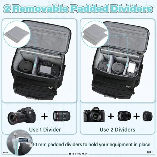 Camera Bag Professional Camera Case Small DSLR Camera Bags Crossbody Camera Sling Bag