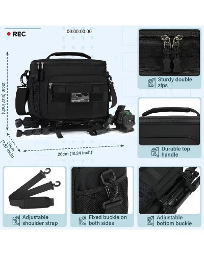 Camera Bag Professional Camera Case Small DSLR Camera Bags Crossbody Camera Sling Bag Camera Bag Professional Camera Case Small DSLR Camera Bags Crossbody Camera Sling Bag