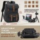 Camera Bag DSLR/SLR/Mirrorless Camera Backpack for Photographers Photography Case Backpacks With 15.6" Laptop Compartment