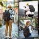 Camera Bag DSLR/SLR/Mirrorless Camera Backpack for Photographers Photography Case Backpacks With 15.6" Laptop Compartment