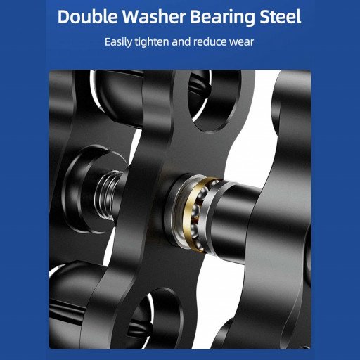 Aluminum Alloy Ball Head Bracket with 1/4" Screw Mount Arm Holder