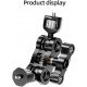 Aluminum Alloy Ball Head Bracket with 1/4" Screw Mount Arm Holder