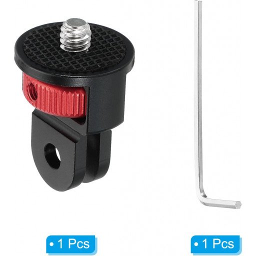 Aluminum Tripod Mount Adapter 360° Adjustment 1/4" Screw Conversion Adapter