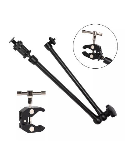 Aluminum Alloy Camera Arm Super Clamp 20inch Arm And Clamp