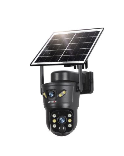 SOLAR CAMERA LS-CS5-4G-SA 8MP 4K Dual Lens 4G PTZ Camera Outdoor SOLAR CAMERA LS-CS5-4G-SA 8MP 4K Dual Lens 4G PTZ Camera Outdoor