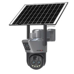 SOLAR CAMERA LS-CS3U-4G-10X-EU 12MP Three-Lens 4G PTZ Camera Outdoor