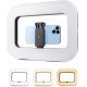 YM-200 Rechargeable 20W Selfie Portable Ring Light Phone Adjustable Fill Ring Light