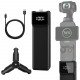 Portable Battery Handle for DJI Osmo Pocket 3 5000mAh with MINI Tripod Portable Battery Handle for DJI Osmo Pocket 3 5000mAh with MINI Tripod