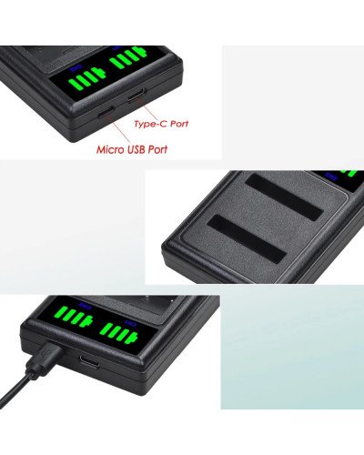 Dual Battery Charger for Sony BNP-FD1 NP-BD1
