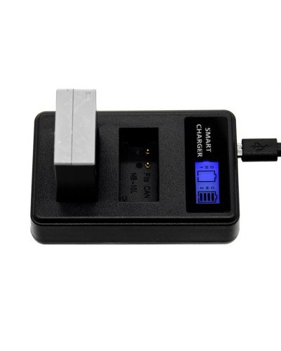 NB-10L Battery Charger LCD Smart USB Dual Channel Charger