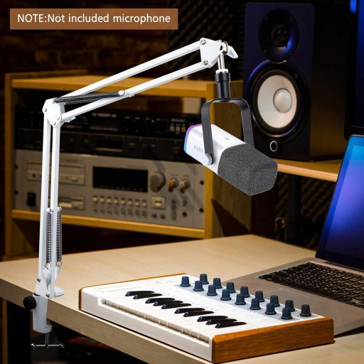 FIFINE Ampligame AM8T USB/XLR Gaming Microphone Kit (White)