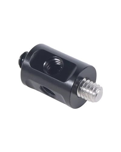 Dual 1/4 Screw Tube Rod Connecting Adapter Mount 1/4 Thread DLSR Shoulder Rig