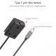 USB-C to Sony NP-FW50 Regulated Dummy Battery Cable