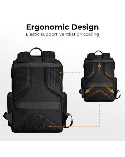 K&F Concept Camera Backpack Bag 15.6" with Laptop Compartment for DSLR/SLR Mirrorless Camera Backpack 25L Nature Wander 03