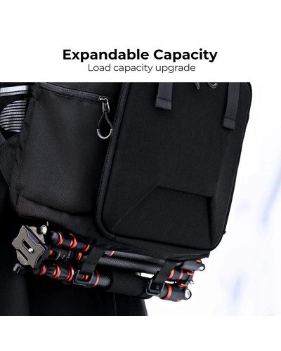 K&F Concept Camera Backpack Bag 15.6" with Laptop Compartment for DSLR/SLR Mirrorless Camera Backpack 25L Nature Wander 03
