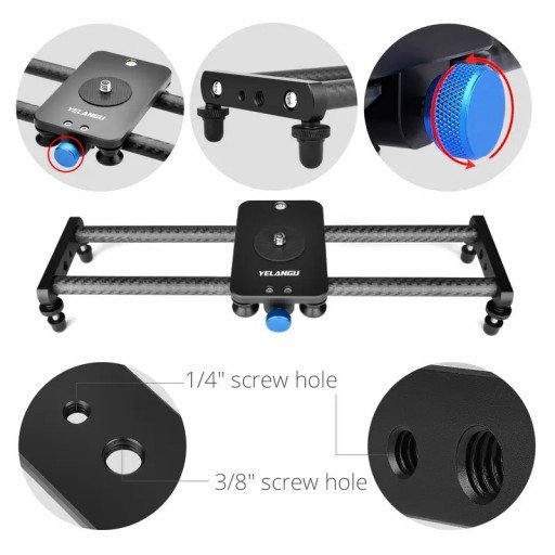 40CM Carbon Fiber Camera Track Slider