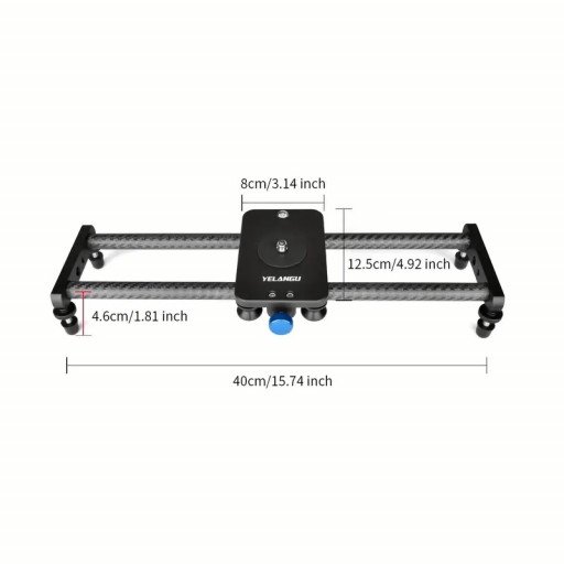 40CM Carbon Fiber Camera Track Slider
