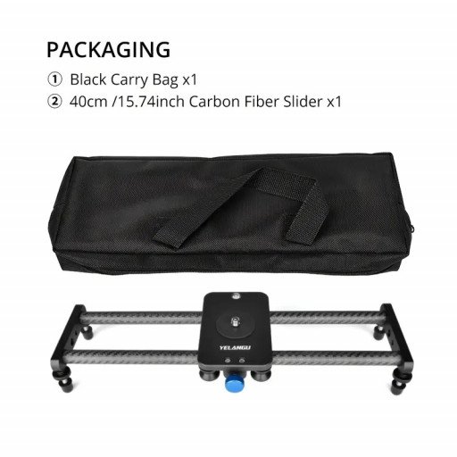 40CM Carbon Fiber Camera Track Slider