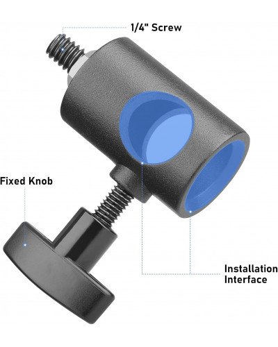 Photography Light Holder Speedlight Mounting Stand Adapter 1/4 Thread Adapter