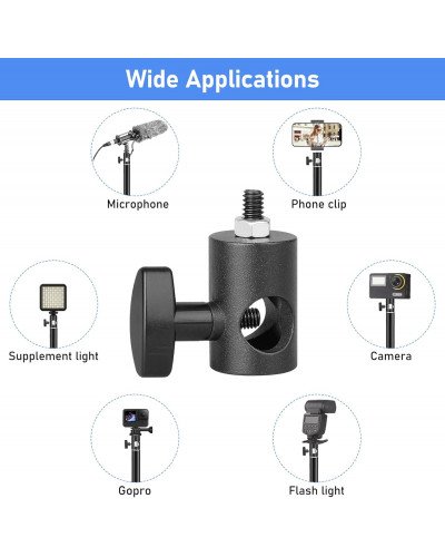 Photography Light Holder Speedlight Mounting Stand Adapter 1/4 Thread Adapter