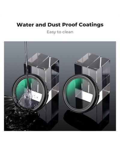 K&F Concept Nano-X MCUV Filter Hood and Cap for FUJIFILM X100 Series (Black)