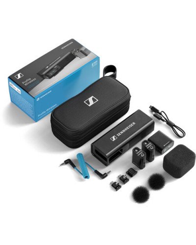 Sennheiser Profile 2-Person Clip-On Wireless Microphone System/Recorder for Camera & Smartphone