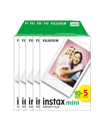 Fujifilm Instax Mini Instant Film 10 Sheet x 5 Packs (50 films)