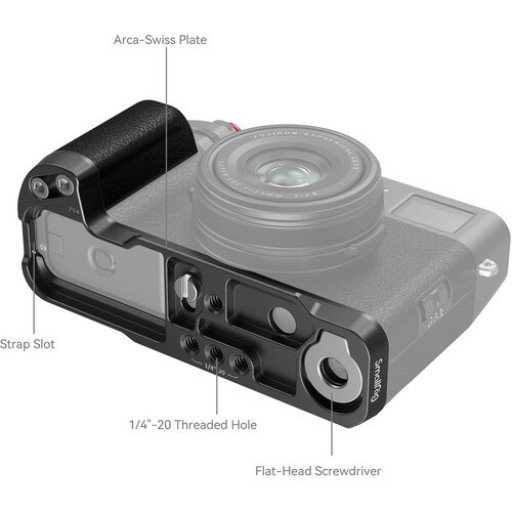 SmallRig L-Shape Grip for FUJIFILM X100VI/X100V (Black)