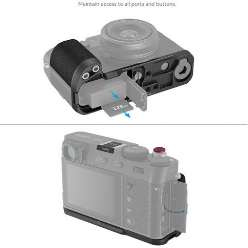 SmallRig L-Shape Grip for FUJIFILM X100VI/X100V (Black)