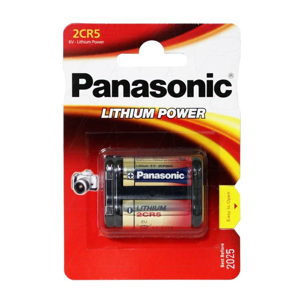Panasonic 2CR5 6V 1.4Ah Lithium Battery