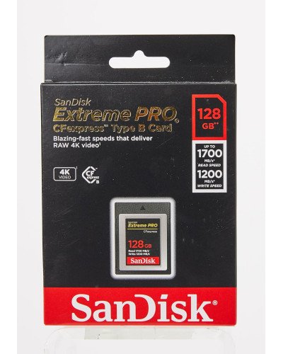 SanDisk 128GB Extreme PRO CFexpress Card Type B