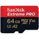Sandisk Extreme Pro 64GB MicroSDXC 200MB/s Memory Card with SD Adapter