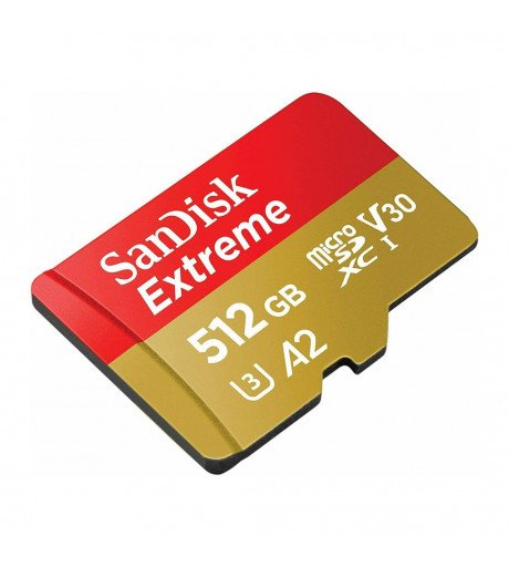 Sandisk Extreme 512GB MicroSDXC 190MB/s Memory Card